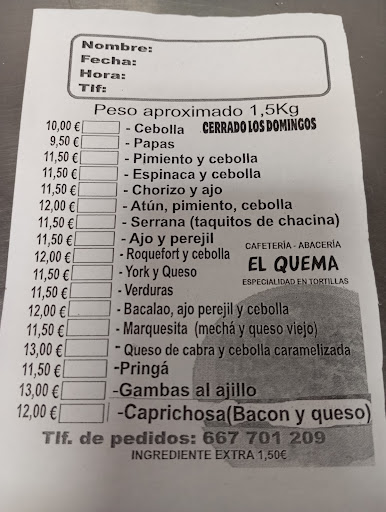 Cafeteria Abaceria "El Tete"