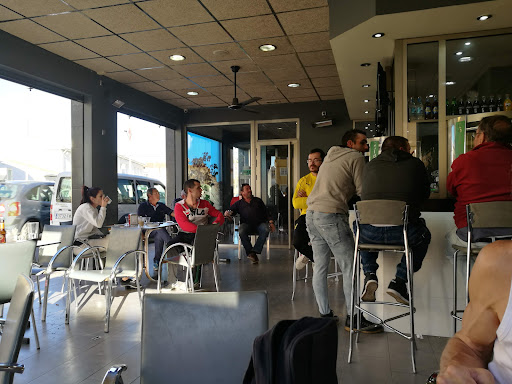 Momento de Purocafé Puerto de Mazarrón